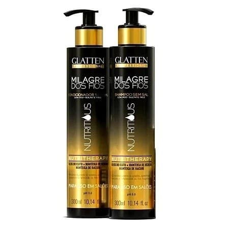 Kit Nutritions - Nutritius Shampoo e Condicionador 300ML - Glatten