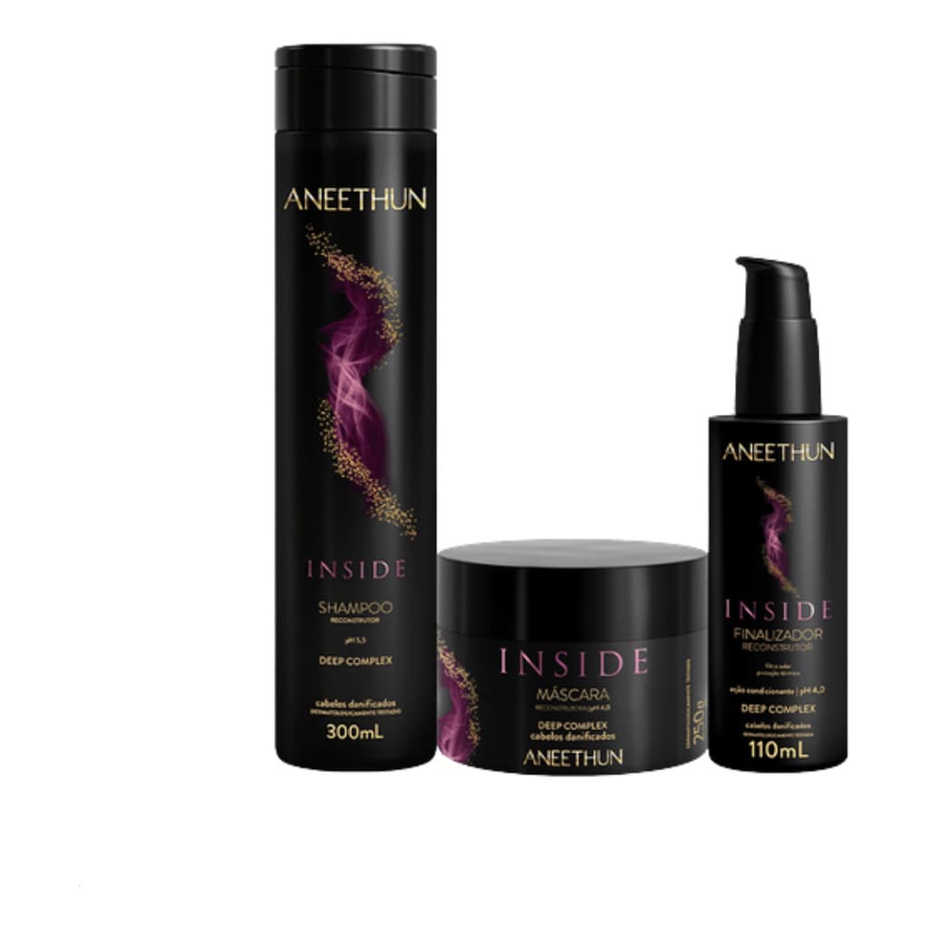 Kit Aneethun Inside Home Care  Linha  Reconstrução Premium