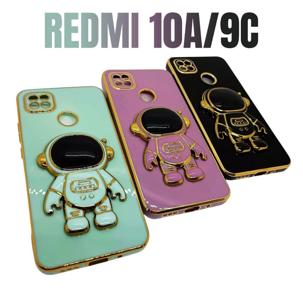Capa Capinha de celular compatível com Redmi 10A e 9C Astronauta