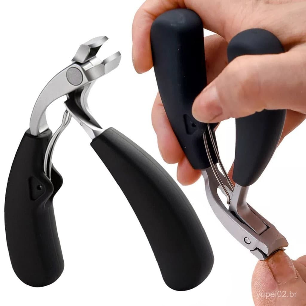 Cortador De Unhas Curvo , Grande Abertura , Armazenamento , Para Idosos , Grossas , Ferramenta De Manicure Resistente