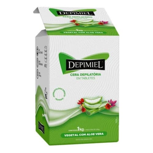 Cera Depilatória Depimiel Vegetal 1kg Cera Para Depilação