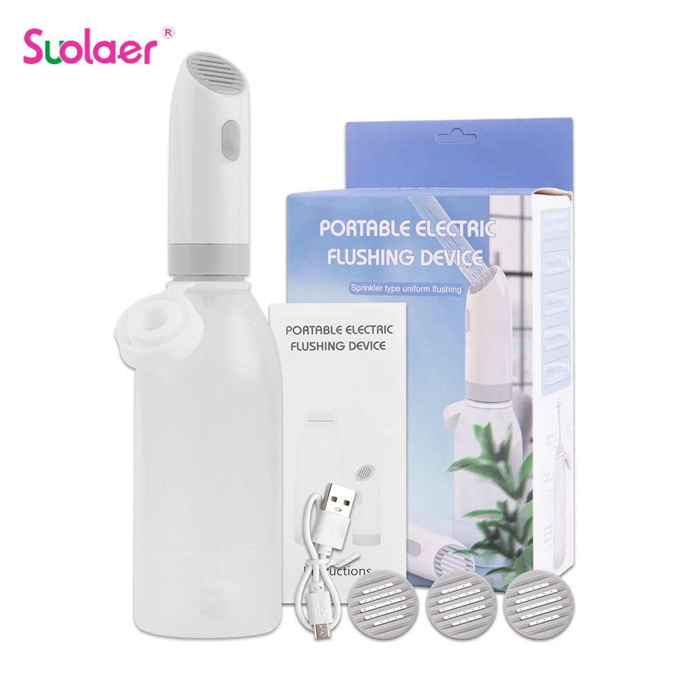 Suolaer Bidê De Viagem Elétrico Portátil Pulverizador De Pessoal Recarregável Ducha De Bumbum Para Mulheres Limpeza Higiênica Masculina
