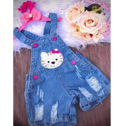 Macaquinho MIMOSO jeans, fem e masc,  PROMOÇÃO