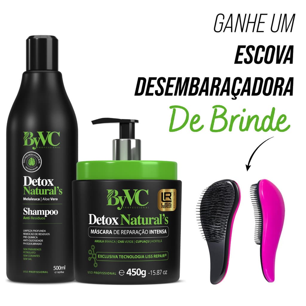 Kit Shampoo e Máscara de Reparação Intensa para cabelo