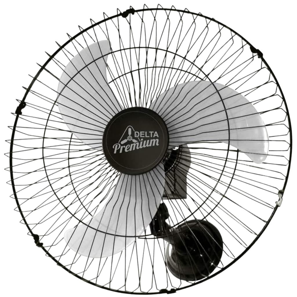 Ventilador de Parede Delta Premium Preto 60cm 150W 110/ 220V Ventidelta