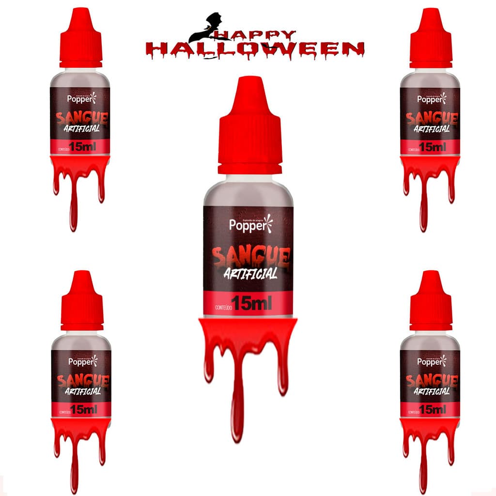 Sangue Falso Artificial Halloween Dia das Bruxas - 75 ml