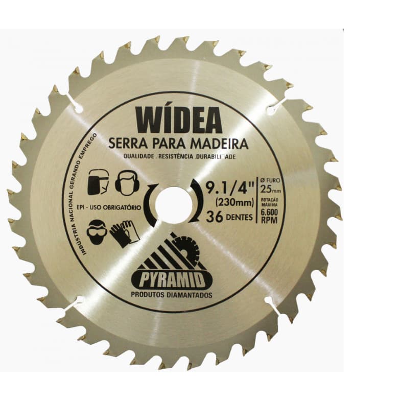 Serra Circular WIDEA 9.1/4 - 230 X 25 - PYRAMID
