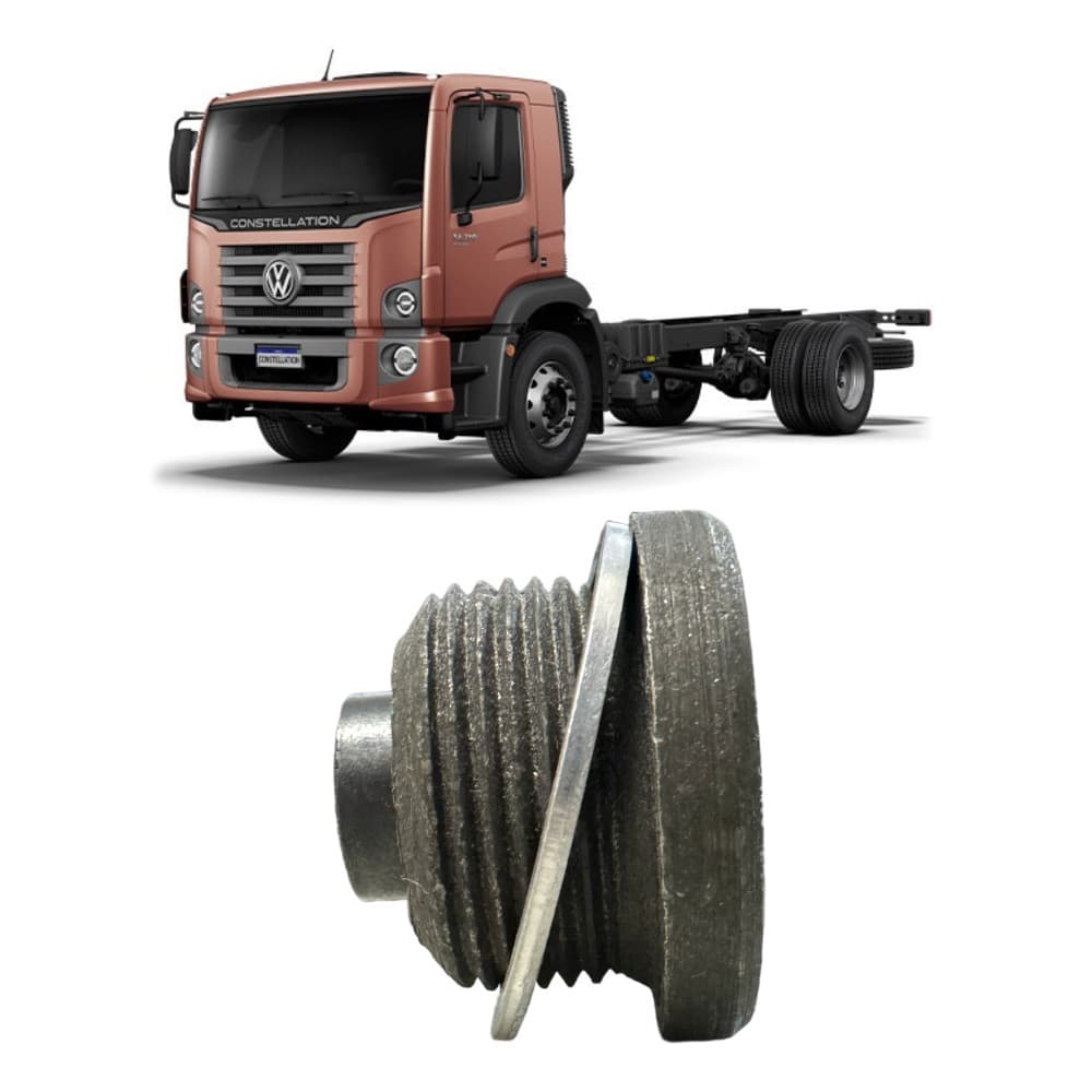 Bujão De Cárter Óleo Com imã Vw Constellation M24x1,50