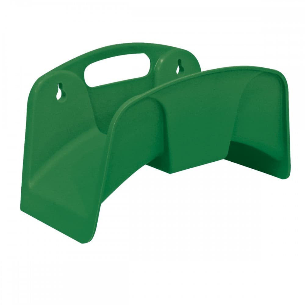 Suporte Enrolador De Mangueira De Jardim Parede Pvc Verde Top Preço