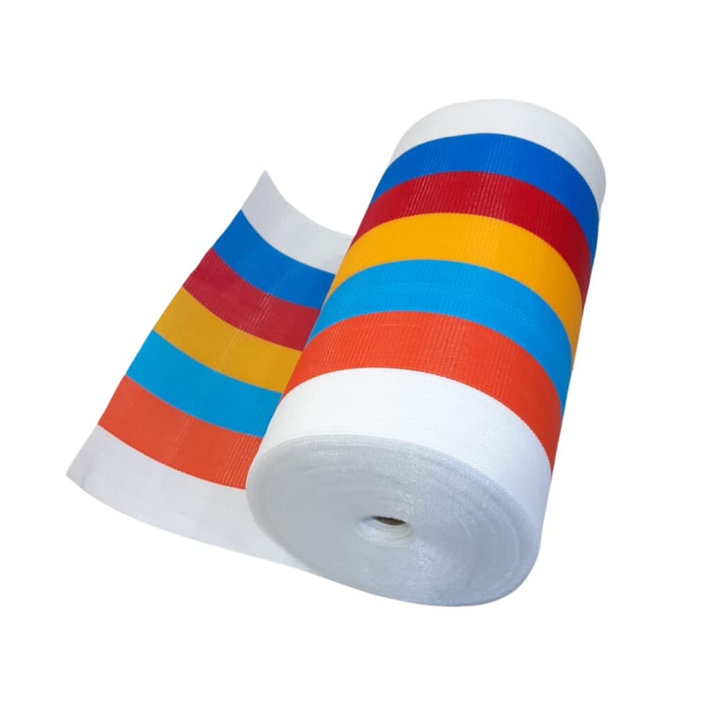5m Tecido Nylon para Cadeira de Praia 40cm Largura Arco-íris