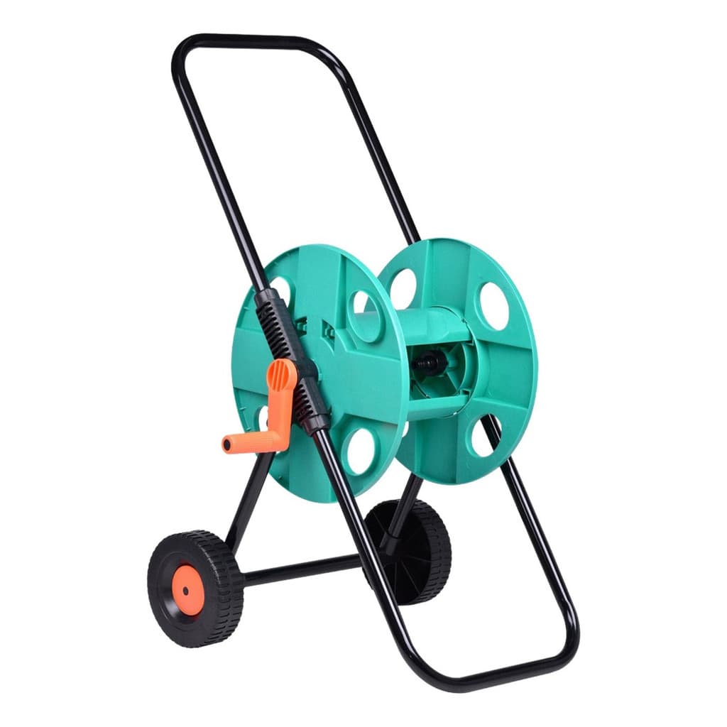 Carretel Enrolador Para Mangueira De Jardim Com Rodas P/ 45m