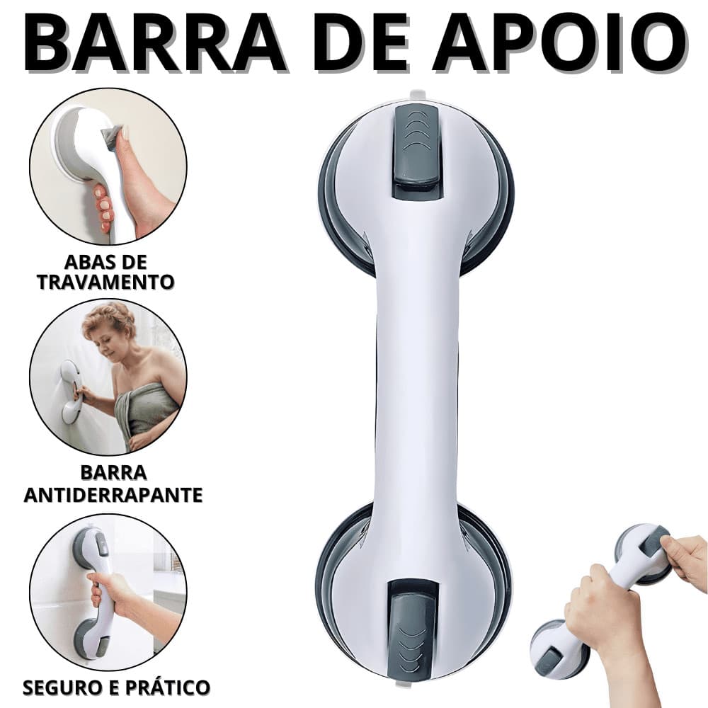 Barra De Apoio Para Idosos Suporte Para Banheiro Idoso Corrimão De Parede Ventosa Grávida Deficiente