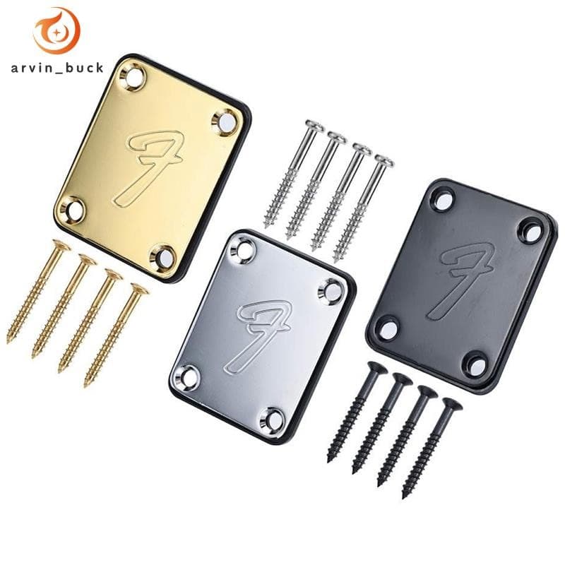 Placa De Pescoço De Guitarra De 4 Parafusos 70S Com
