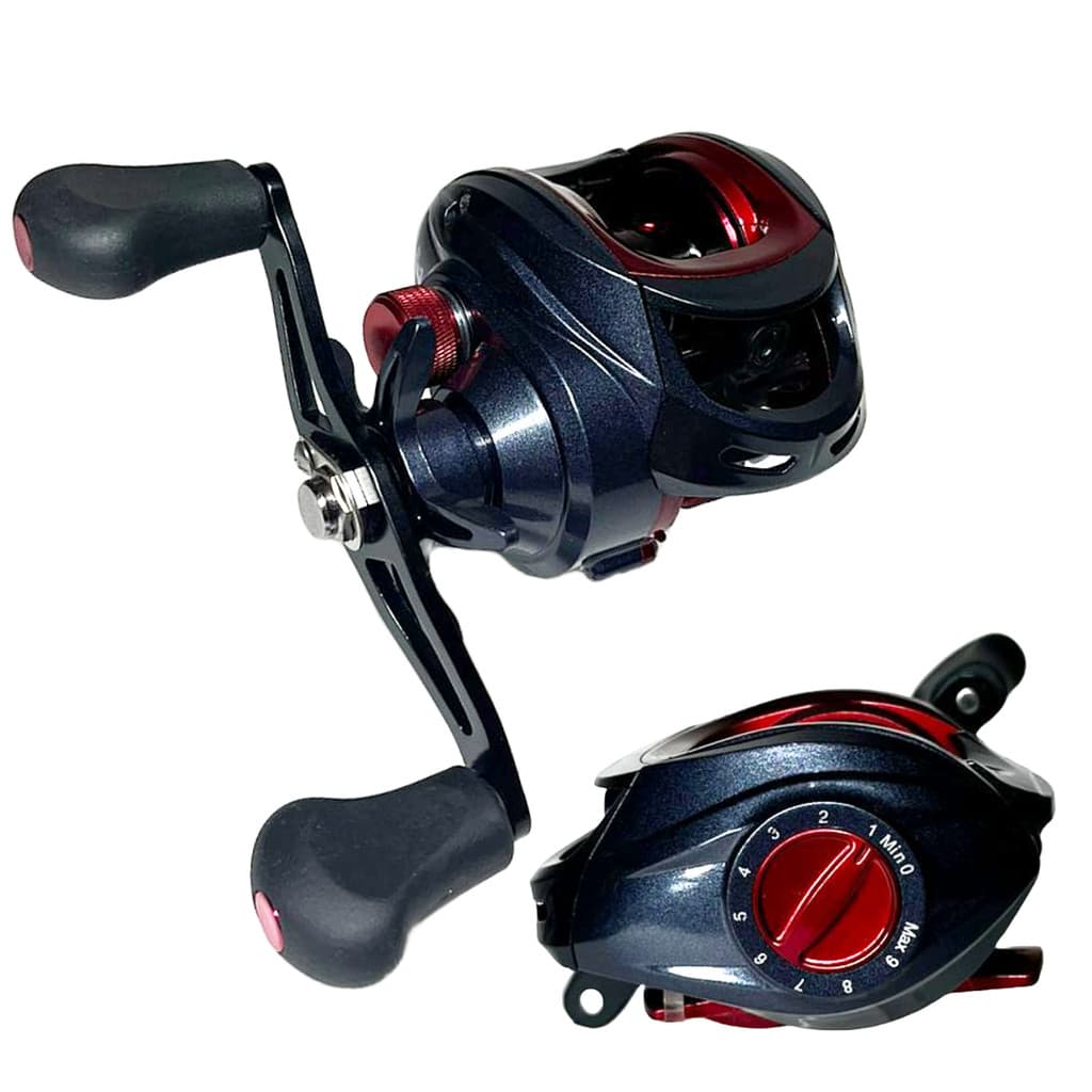 CARRETILHA DE PESCA CMIK LF-1 - 18 ROLAMENTOS - DRAG:4.5KG - REC: 7.2:1