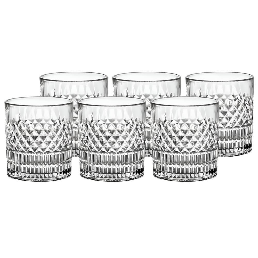 Jogo De 6 Copos Baixos Esplanada Whisky 310ml L'hermitage