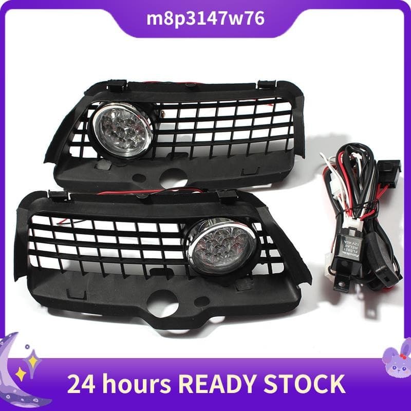 Mk3 Golf 1992-1998 Grade Do Para-Choque Dianteiro 6000K Branco Led Drl Condução Luz De Nevoeiro Acessórios Carro