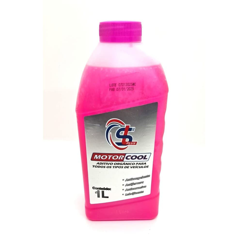 Aditivo de Radiador Concentrado Organico Rosa 01 Litro