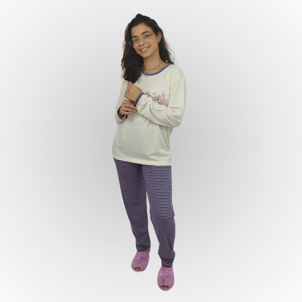 Pijama Longo Feminino - Love