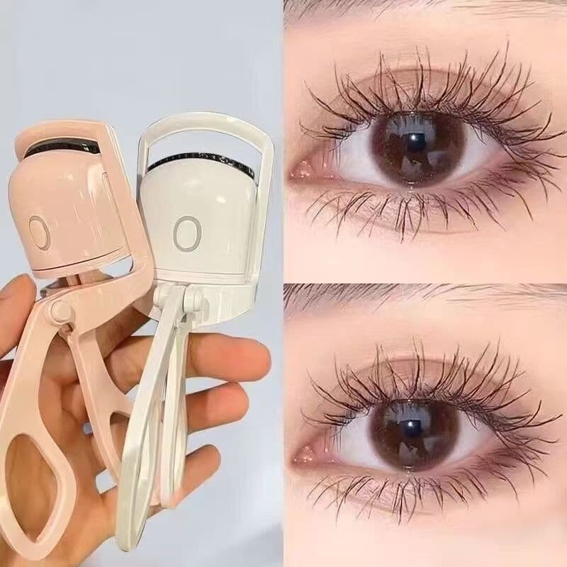 Maquina Curvador De Cílios Aquecido Curvex Elétrico Térmico Feminino- Portátil USB Recarregável