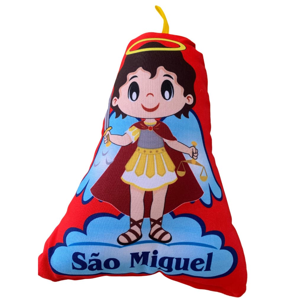Naninha Almofada Naninha São Miguel Arcanjo Anjo Protetor Infantil