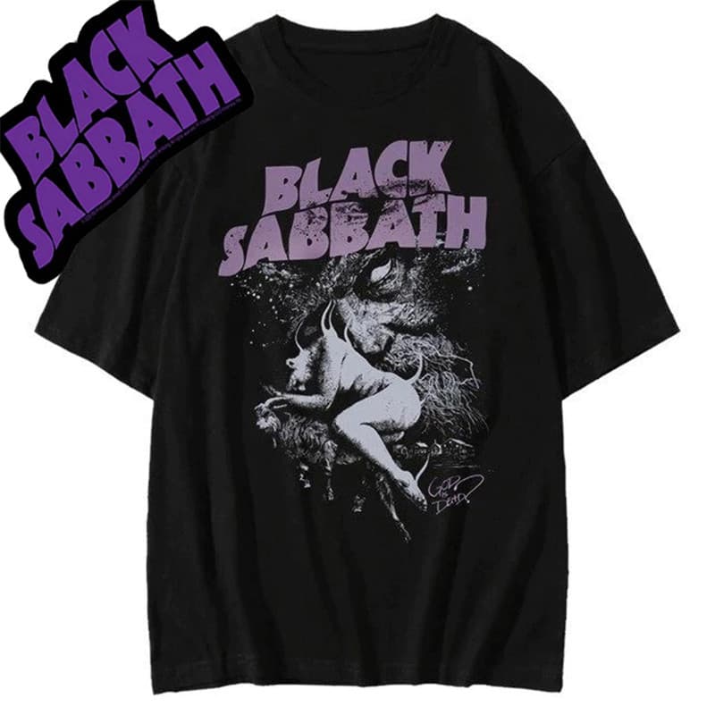 Camiseta Banda Black Sabbath Rock N Roll Unissex 100% Algodão Premium
