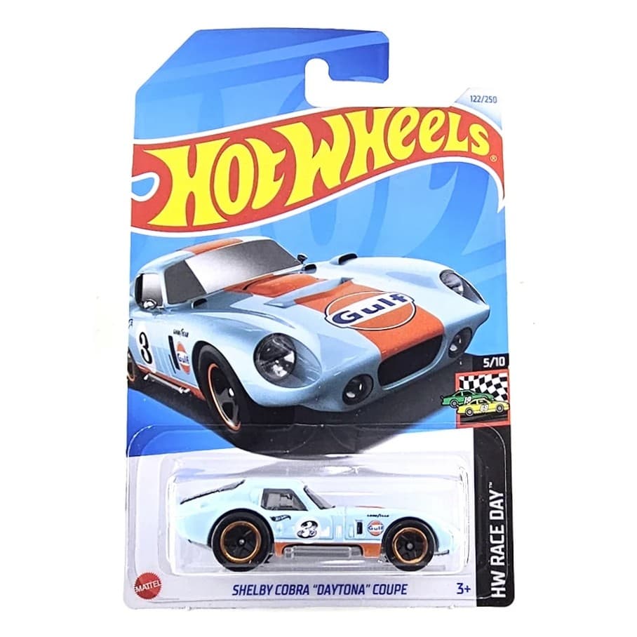 Hot Wheels Shelby Cobra Daytona Coupe Mattel htc77