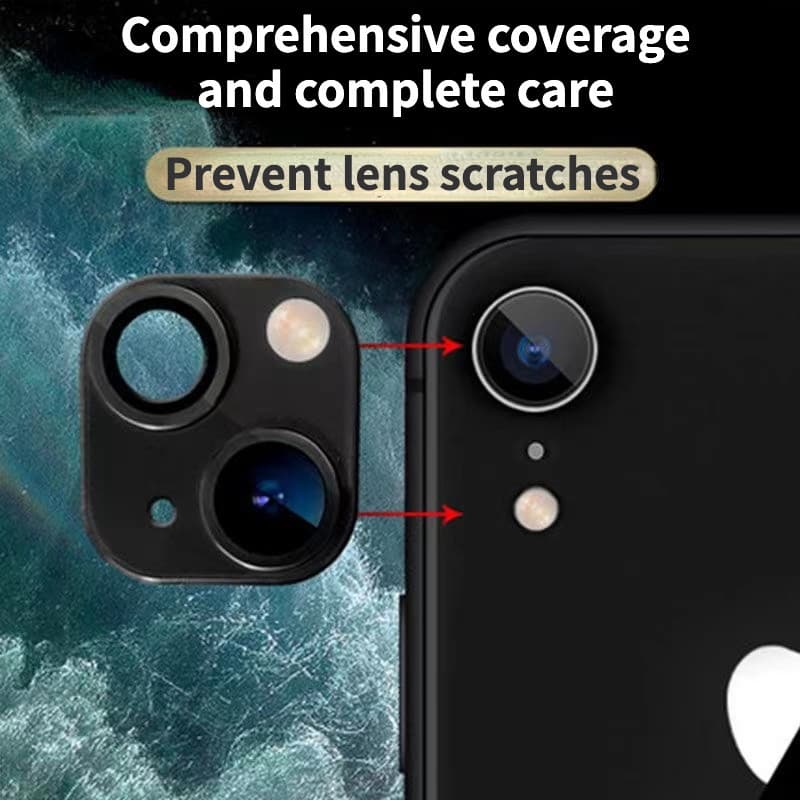 IPhone13 14 O Adesivo Falso Da Lente Câmera É Adequado Para IPhone XR X XS Max Mudar 11 Pro 13 14 12 De Metálica Em