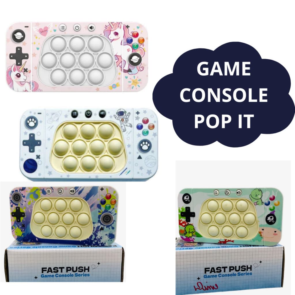 Pop It Eletrônico Fast Push Game Console Anti Estresse 4 Modos