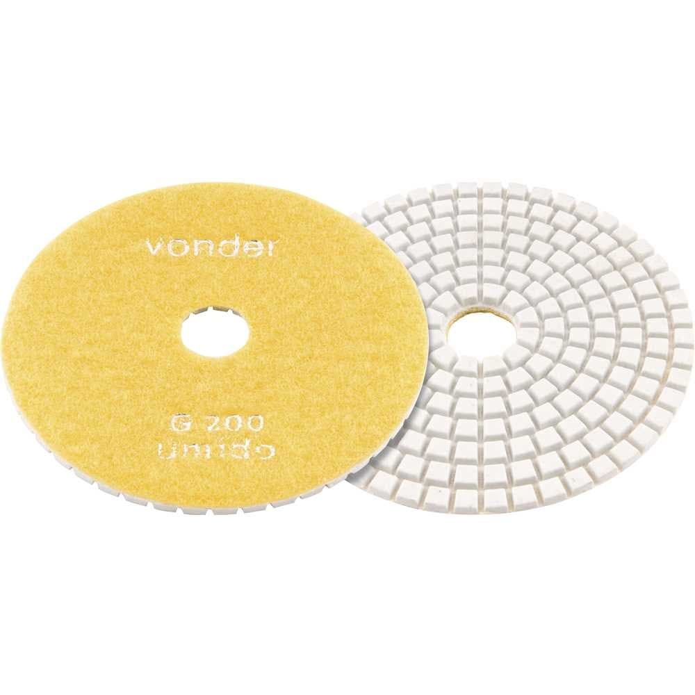 Disco Lixa Diamantado Úmido 4" G.200 Vonder