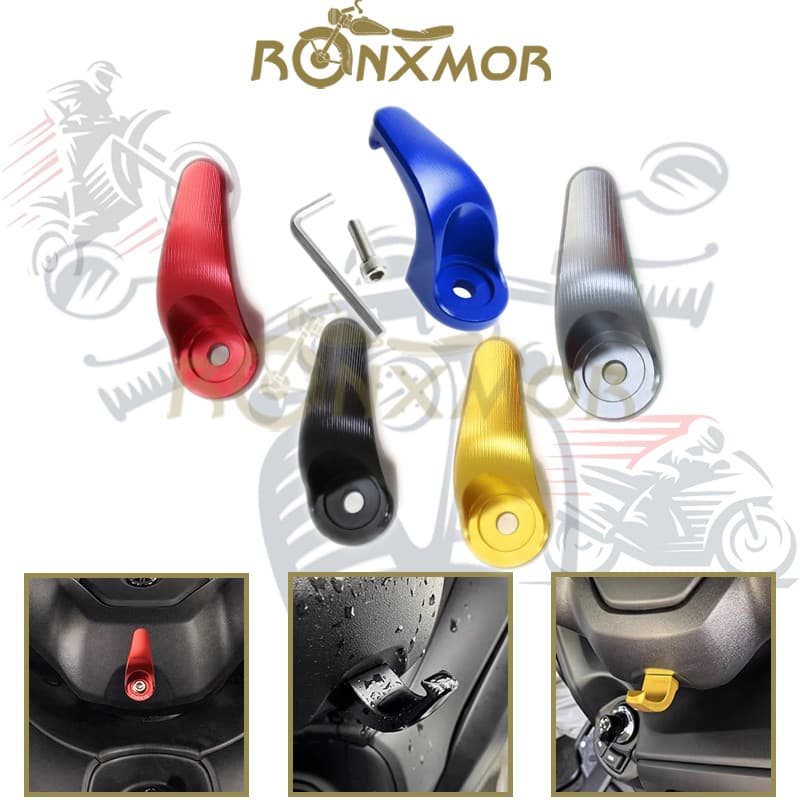 RONXMOR 1PC Capacete De Bagagem De Motocicleta Gancho Suporte De Suspensão Bolsa Carga Para Xmax 400 300 Xmax250 Xmax125