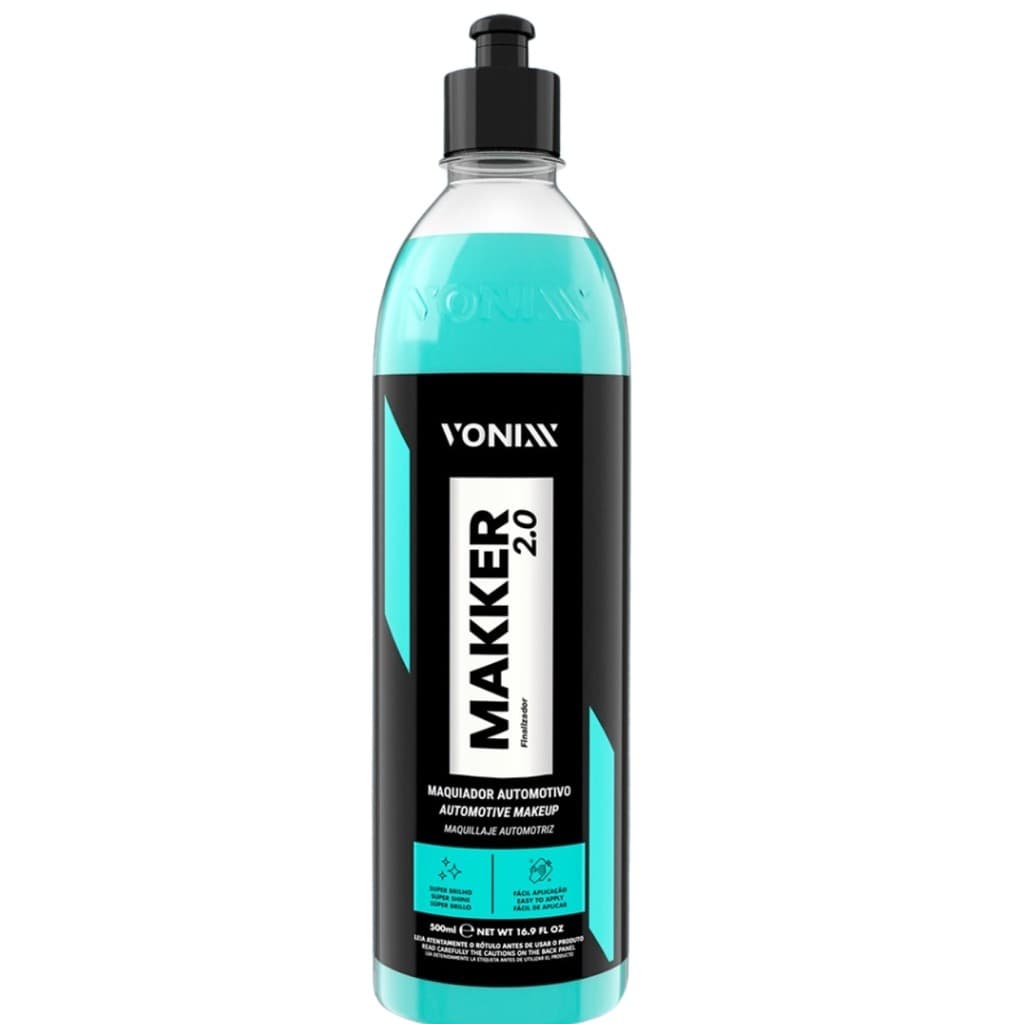 MAKKER 2.0 MAQUIADOR  AUTOMOTIVO VONIXX 500ML SUPER BRILHO E CORREÇÃO DE IMPERFEIÇÕES