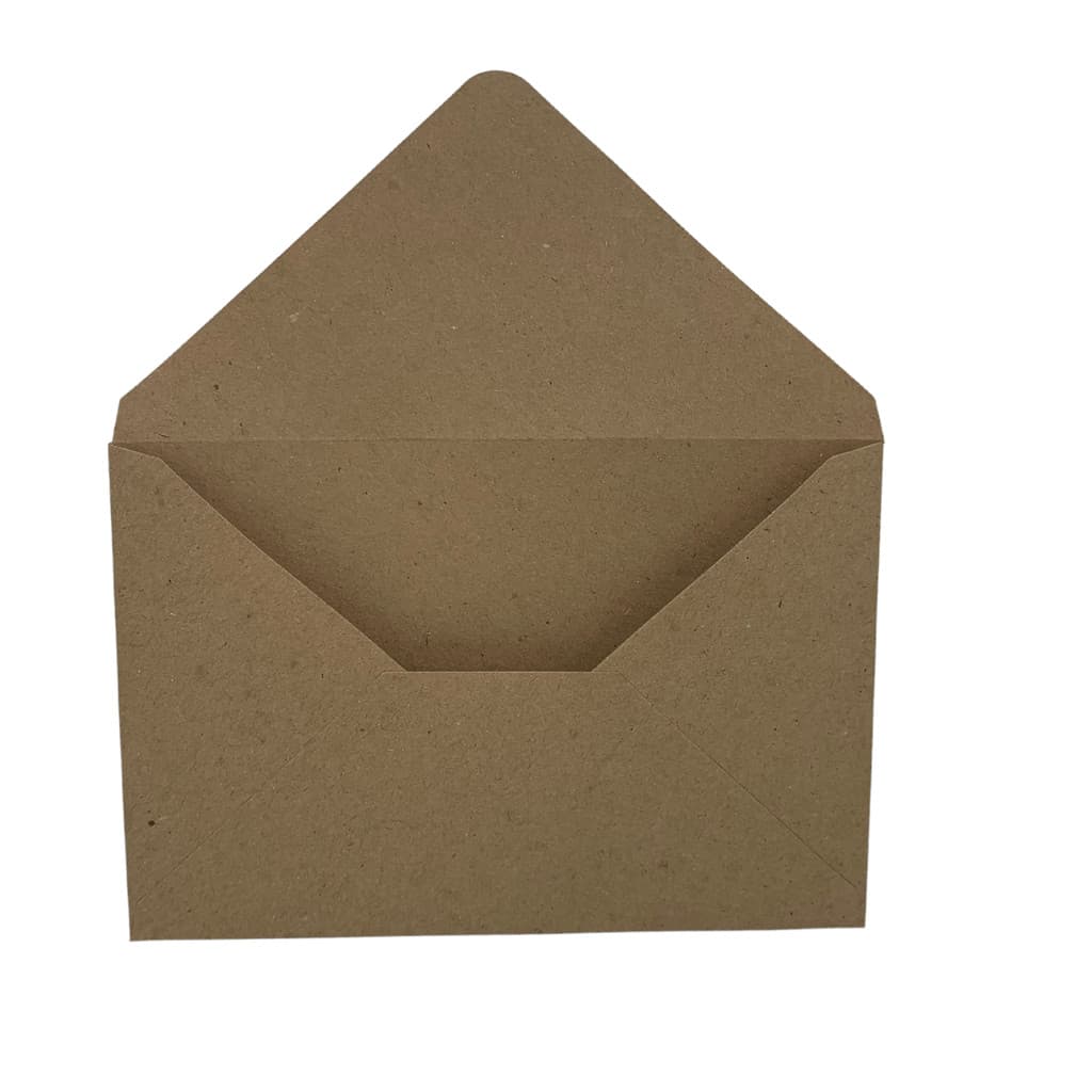 Envelopes Kraft Pardo Bico | Atacado Rústico | Convite Casamento / Lembrancinha Sustentável | 10,5x15,5cm 100 Unidades