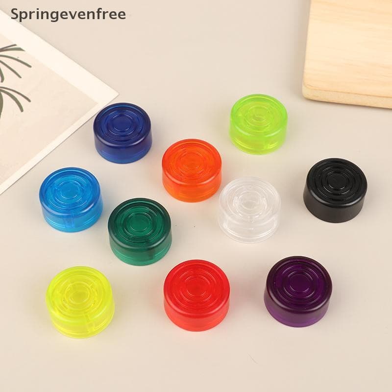 Spe 5 Pçs Pedal De Efeito Guitarra Pé Peças Do Prego Toppers Botão Plástico Pára-Choques Footswitch Protetor Acessórios