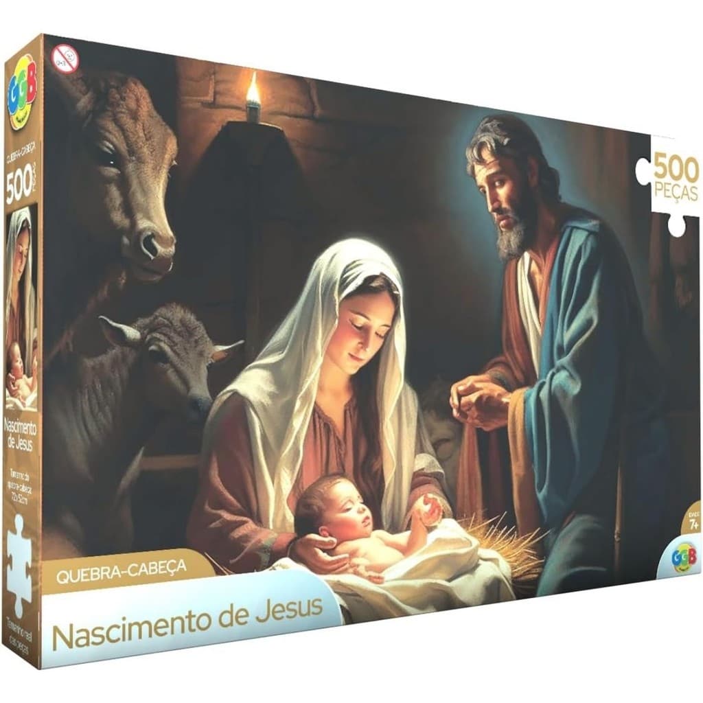 Quebra cabeça 500 peças Nascimento de Jesus