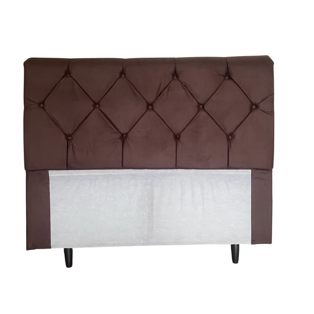 Cabeceira Essenza Casal 160cm Suede Cappuccino – Élpis Móveis