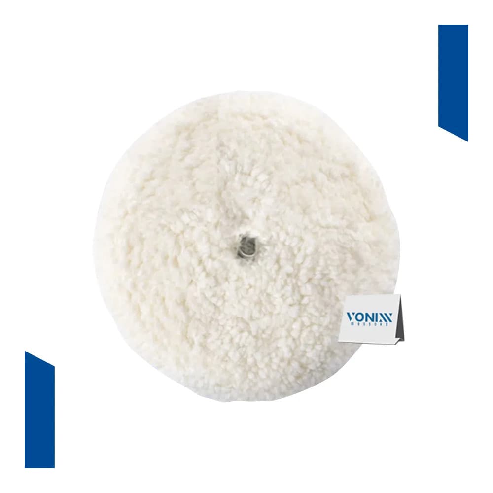 Vonixx Boina Polimento Lã Natural Dupla Face Corte Médio 8 P