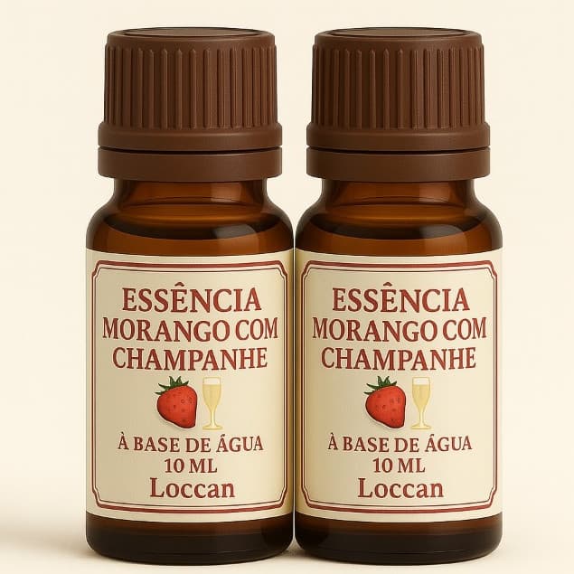 Essência Premium Aroma Morango com Champanhe 10ml Óleo Difusor Terapêutico Pronta Entrega