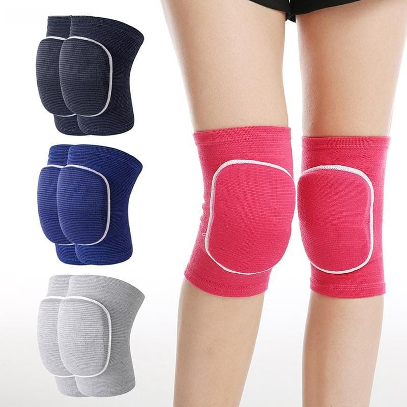 itens 1 Par De Joelheiras Esportivas Para Dança , Homens , Mulheres , Crianças , Protetoras , Yoga , Vôlei , Futebol , C