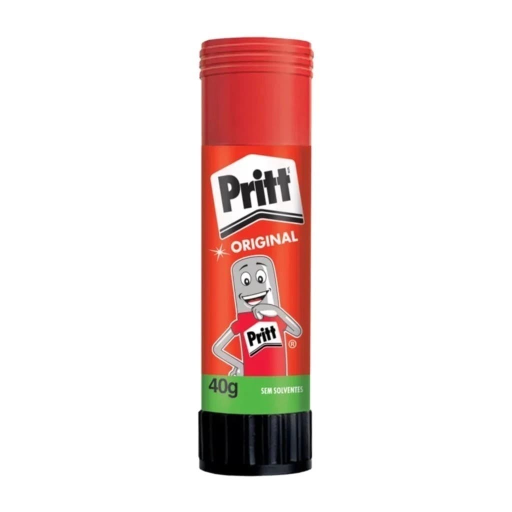 Kit Cola Bastão Branca 40g Pritt Original Tamanho Grande