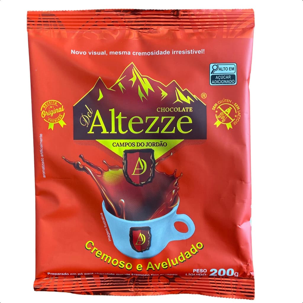 CHOCOLATE  QUENTE CREMOSO SUISSE ( ALTEZZE) PCT 200G