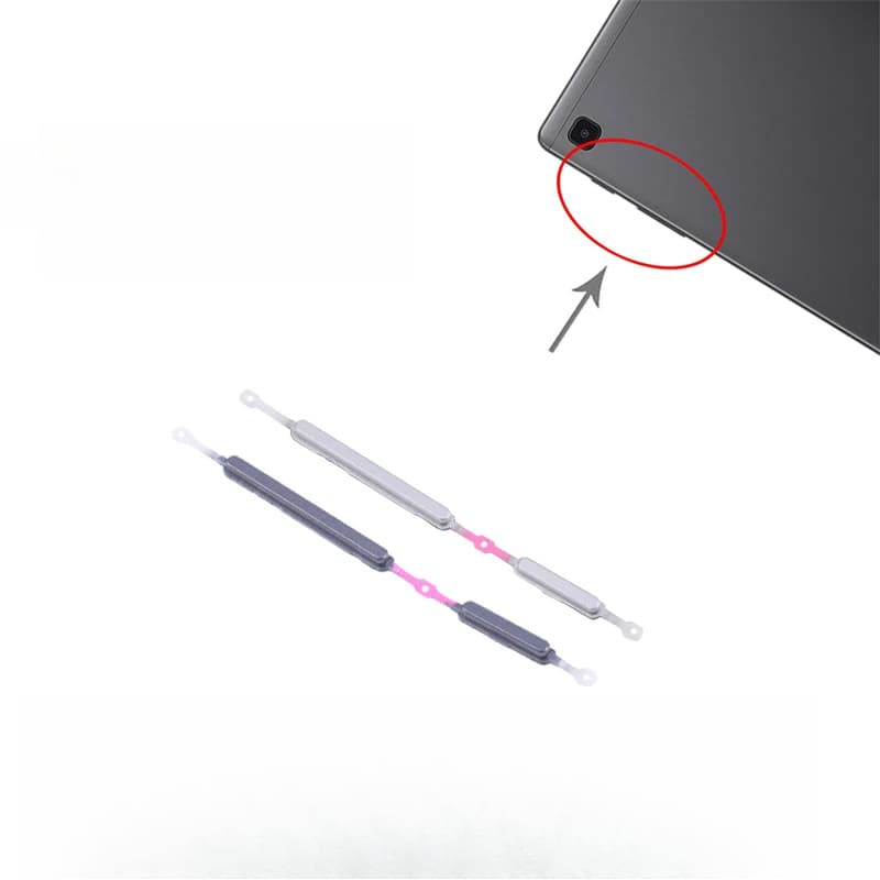 Botão Liga/Desliga E Volume Para Samsung Galaxy Tab A7 Lite SM-T225 Peça Sobressalente De Reposição