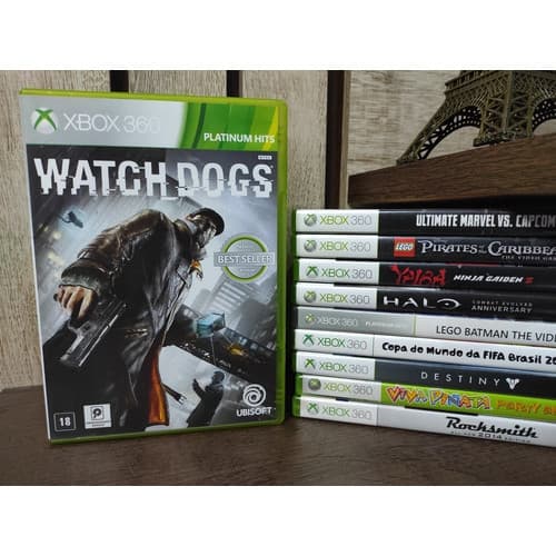 Jogo Watch Dogs Original Para Xbox 360 - Midia Física