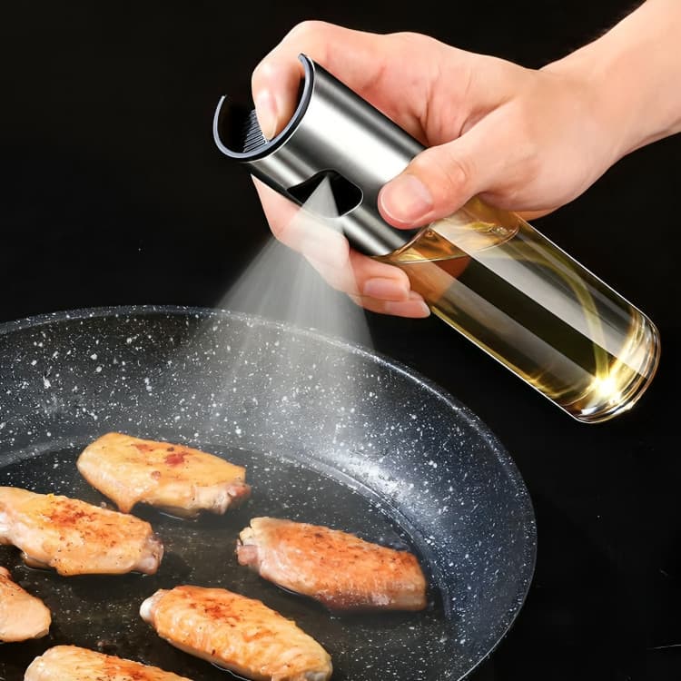 Spray Pulverizador Borrifador Azeite Vinagre em Vidro Dispense de Azeite Spray