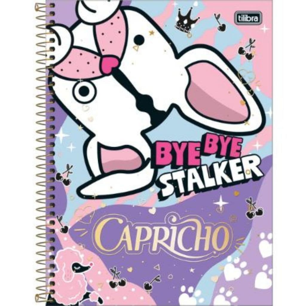 Caderno De 10 Materias 200f Capricho Capa Sortidas