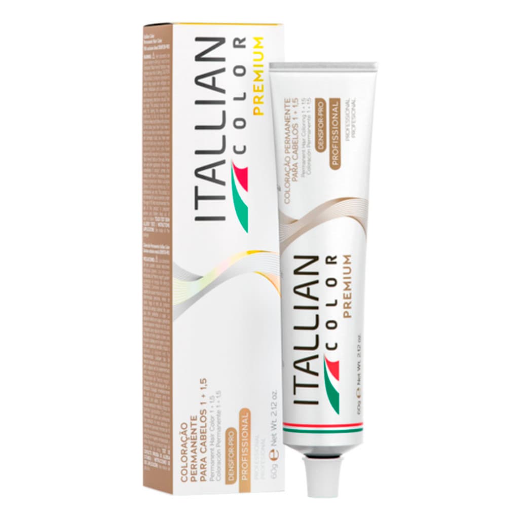 Coloração Itallian Premium Castanho Claro Marrom 5.7