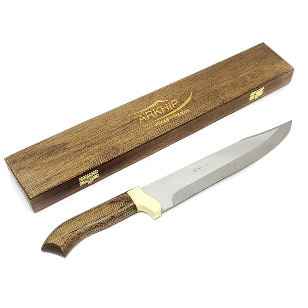 Faca Churrasco Arkhip Grãnchu 10'' Cabo Arkwood Caixa