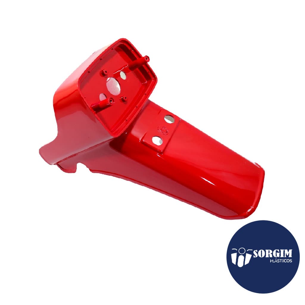 Paralama Traseiro CG 125 1986 Vermelho