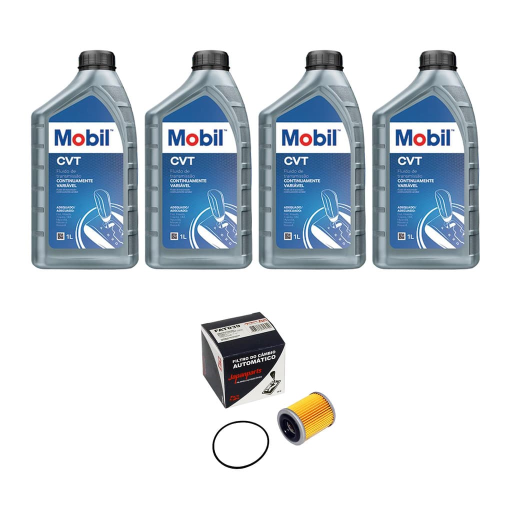 KIT TROCA PARCIAL ÓLEO CAMBIO CVT MITSUBISHI LANCER ASX OUTLANDER NISSAN SENTRA FLUENCE COMPASS