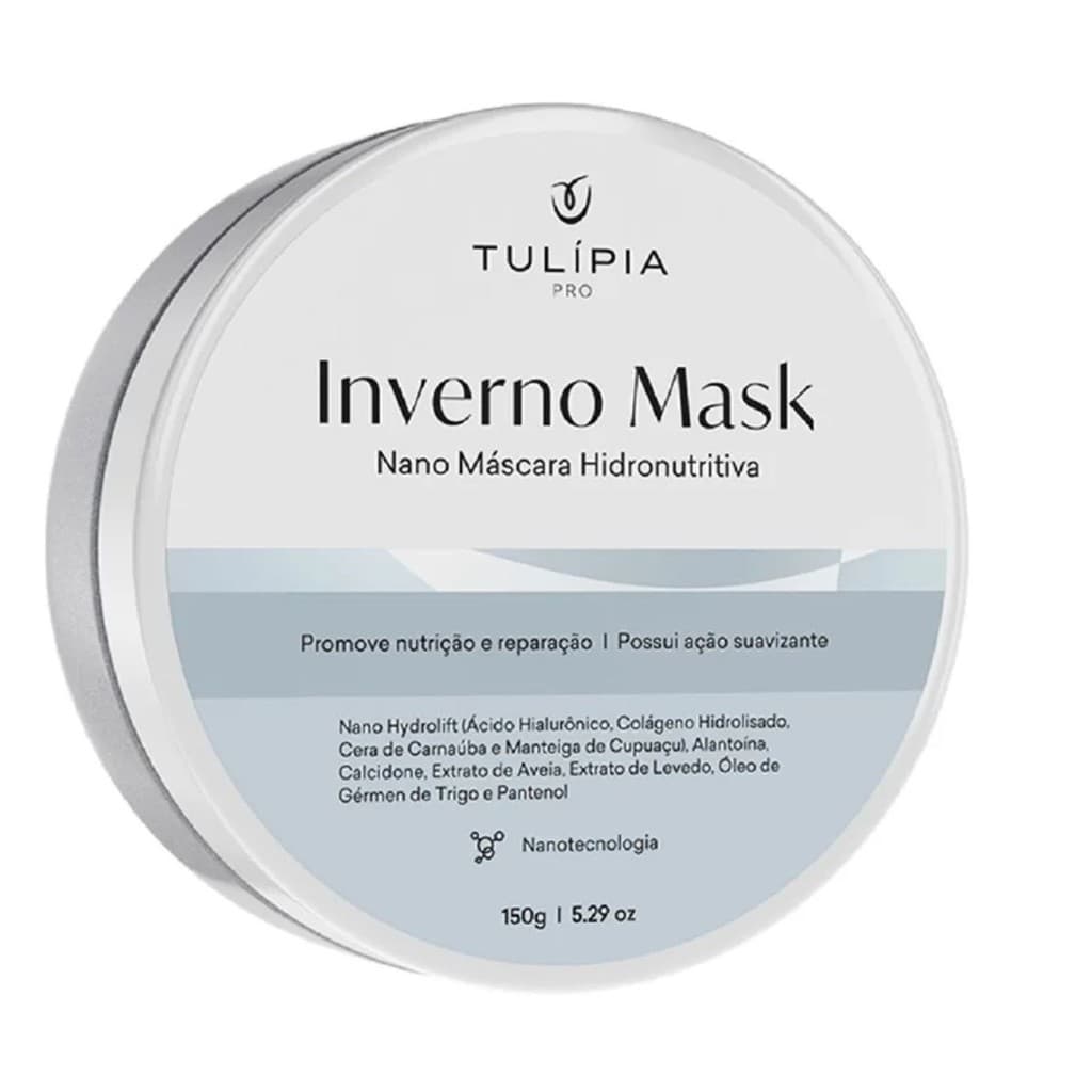 Inverno Mask Nano Máscara Hidronutritiva 150g Tulípia Hidratação Nutrição e Brilho