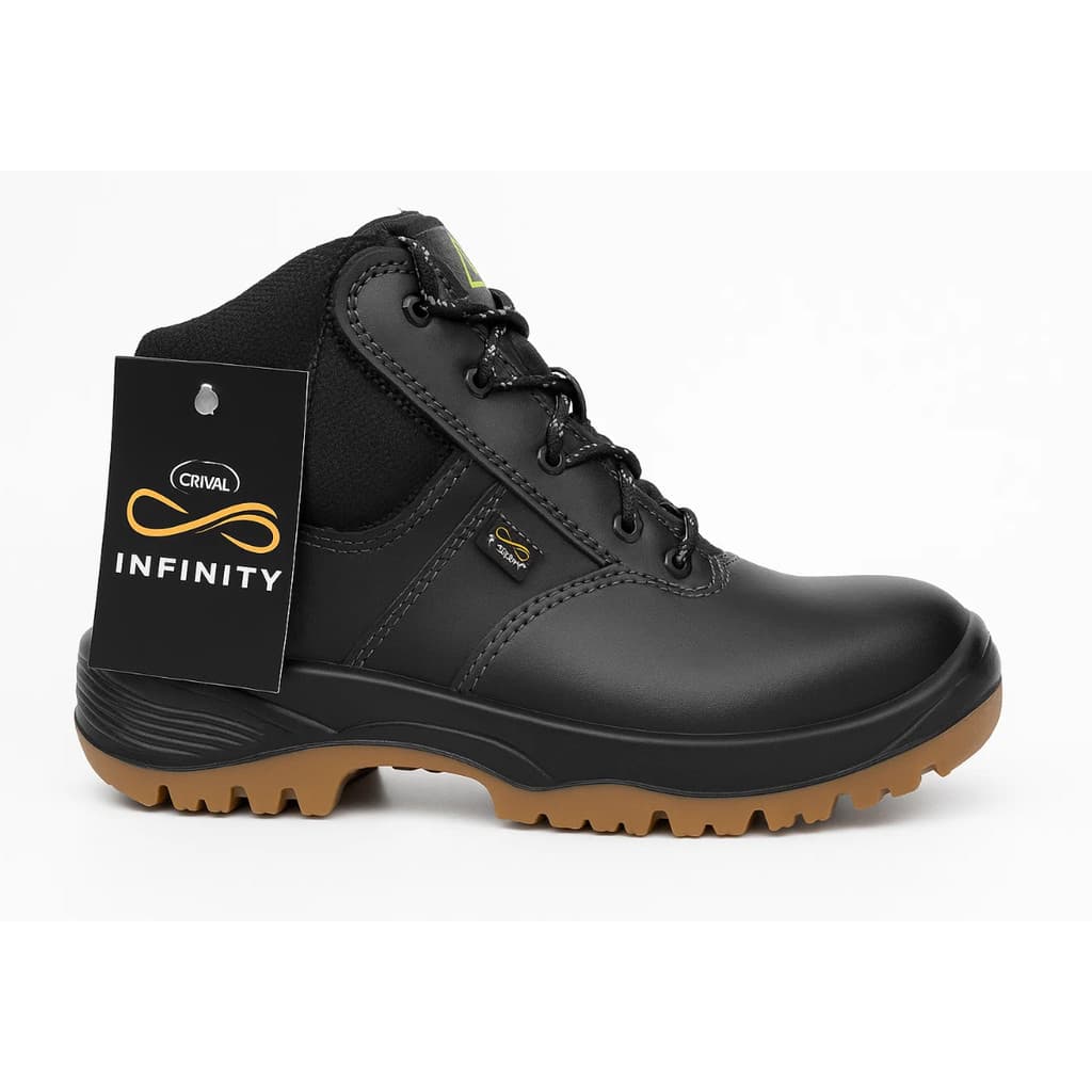 Bota Eletricista Bico Composite Amarrar Microfibra Infinity Epi Crival